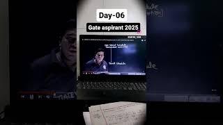 Day-06 | Gate Aspirants | Gate aspirant 2025 | #challenge #gate2025 #gatecse #gateaspirant #target