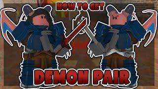 How to get 'DEMON PAIR' Skin in Arsenal ROBLOX