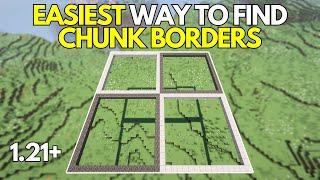 HOW TO FIND CHUNK BORDERS in Minecraft Bedrock 1.21+