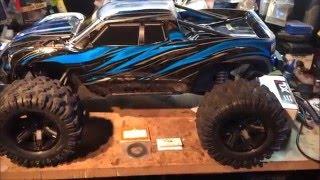 Traxxas X-Maxx 60+mph UDLUUZ $30 setup, speed run #5, dirt bashing& thrashing