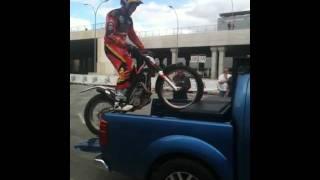 Dougie Lampkin v Nissan