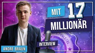 MIT 17 MILLIONÄR - die Story von Andre Braun