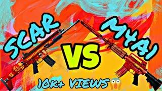 SCAR VS M4A1| WHICH IS BETTER??? - Free Fire Battlegrounds