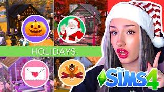 Every Tiny Home is a Different HOLIDAY in The Sims 4