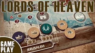 Lords of Heaven Gameplay & Giveaway | Phalanx | Crusades Wargame Boardgame