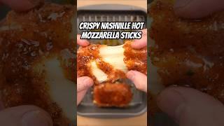 Crispy Nashville Hot mozzarella sticks #shorts