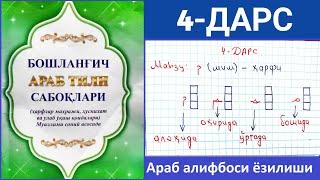 Араб алифбоси ёзилиши 4-дарс мим ҳарфи ёзилиши ﻡ Аrab alifbosi yozilishi 4-dars mim harfi yozilishi