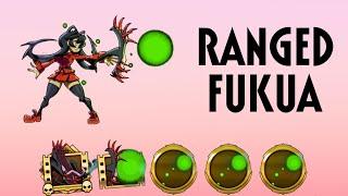 Ranged FUKUA gameplay showcase, skullgirls mobile