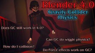 Blender 4.0+ Gravity Collider Physics? Workflow, Wiggle bones, Collisions, Force fields