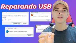 Reparar Memoria USB y Recuperar los Archivos en PC con Windows 2024