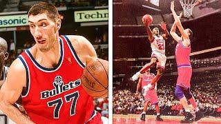 Gheorghe Muresan (7'7'' Height) - Best Plays of his Career