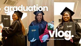 MSc Graduation Vlog | Prep + Ceremony | Corvinus University of Budapest Graduation Vlog