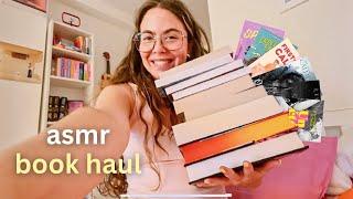 ASMR book haul of the 14 books I bought in London ️