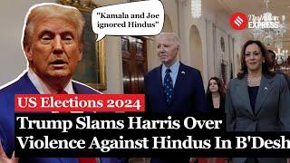 Us Election: Trump Slams Biden-Harris Over Hindu Attacks in Bangladesh in Diwali Message