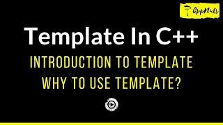 Template In C++