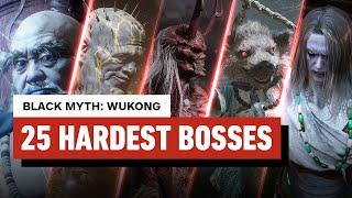 Top 25 Hardest Bosses in Black Myth: Wukong