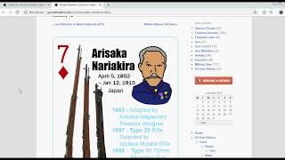 Gun Websites on Modern Marvels - Arisaka born  - Daily Gun History - January 12, 2019