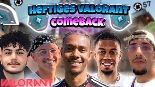 Crazy COMEBACK in VALORANT | 5 STACK mit Sidney Rohat Jussef & Maus | Niklas Wilson