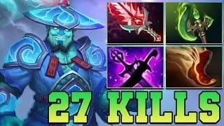 27 Kills Storm Spirit Dota 2 Pro Mid Lane Gameplay Guide Item Build Highlights Mid 7.38