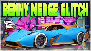 GTA 5 CAR TO CAR MERGE GLITCH BACK TO BACK F1 BENNY MERGE GLITCH ANY CAR AFTER PATCH 1.69