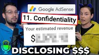 Can YouTubers Say How Much Money YouTube Pays Them?