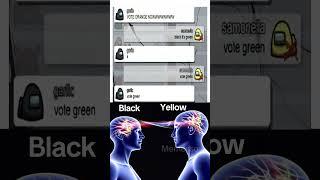 Black and Yellow Among us ඞ