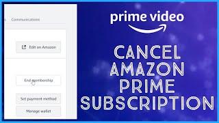 How To Cancel/Remove Amazon Prime Subscription 2023?