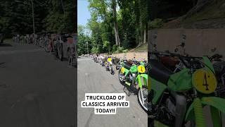 TRUCKLOAD OF CLASSIC MOTORCYCLES ARRIVED TODAY!!