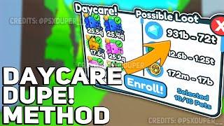 NEW OP DAYCARE DUPE SCRIPT ON PET SIMULATOR X! Yeet a Pet Update100% SAFE! | DAYCARE GLITCH!