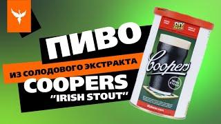 Пиво из солодового экстракта COOPERS Ирландский Стаут (Irish Stout) на дрожжах S-33