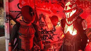 DEADPOOL SAVING GIRLS IN AN ABANDONED CAMP | ДЭДПУЛ СПАСАЕТ ДЕВОЧЕК В ЗАБРОШЕННОМ ЛАГЕРЕ