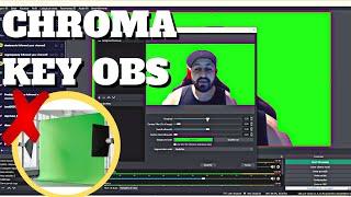 Como Fazer Chroma Key Sem Fundo Verde no Obs Studio ? Emulador chroma key