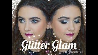 SILVER GLITTER SMOKEY EYES | CLIENT MAKEUP TUTORIAL