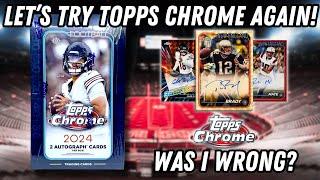 WAS I WRONG ABOUT THIS PRODUCT? 2024 Topps Chrome Football Hobby Box!