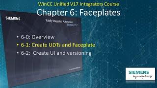 WinCC Unified V17 # 22: Create Faceplates  &  UDTs ️ #WinCCGURU