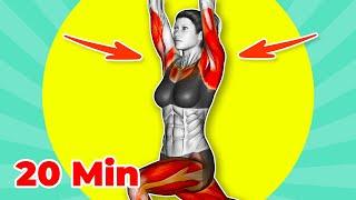  20-MIN Armpit and Back Fat Workout  Banish Flab