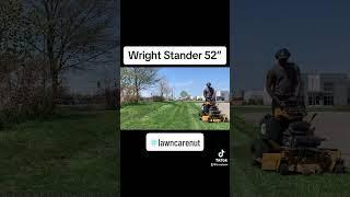 Wright Stander lasting down early spring stripes #lawnlife #mowing  #satisfying #asmr #toro #chevy