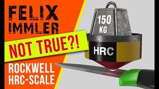 HRC Rockwellwerte sind nicht vergleichbar!! - Was jeder Messerfreak über HRC wissen sollte