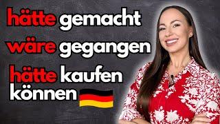 KONJUNKTIV II super einfach erklärt (Deutsch lernen | Grammatik | B1 | B2 | C1)