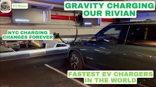 Testing the fastest charging in the world on our Rivian: Gravity Charging in NYC saves urban charges