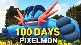 100 Days in Minecraft Pixelmon: An Epic Tale