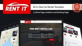 Rentit - Multipurpose Vehicle Car Rental WordPress Theme Free Download