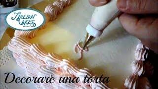 Decorare una torta di compleanno - Decorate a birthday cake - Torte italiane