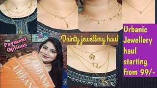 Urbanic Haul | Urbanic jewellery haul | meesho jewellery haul| Dainty jewellery | Beauty Ambitions