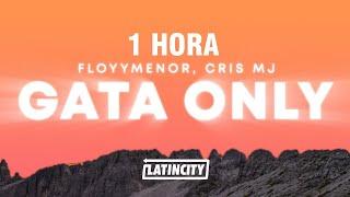 [1 HORA] FloyyMenor - Gata Only ft. Cris MJ (Letra/Lyrics)