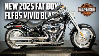 2025 FLFBS Harley-Davidson Softail Fat Boy Cruiser Walkaround Rockstar Harley-Davidson