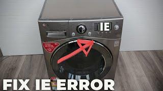 IE Error LG Washing Machine You Can Fix Easy