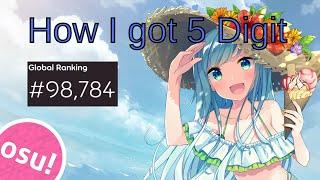 How I got 5 Digit in osu! (and how I overcame burnout)