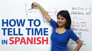 How to tell time in Spanish