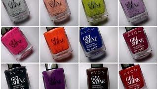 AVON Gel Shine Collection Swatch ( 12 vernis) Sparkling Nails By Sarah